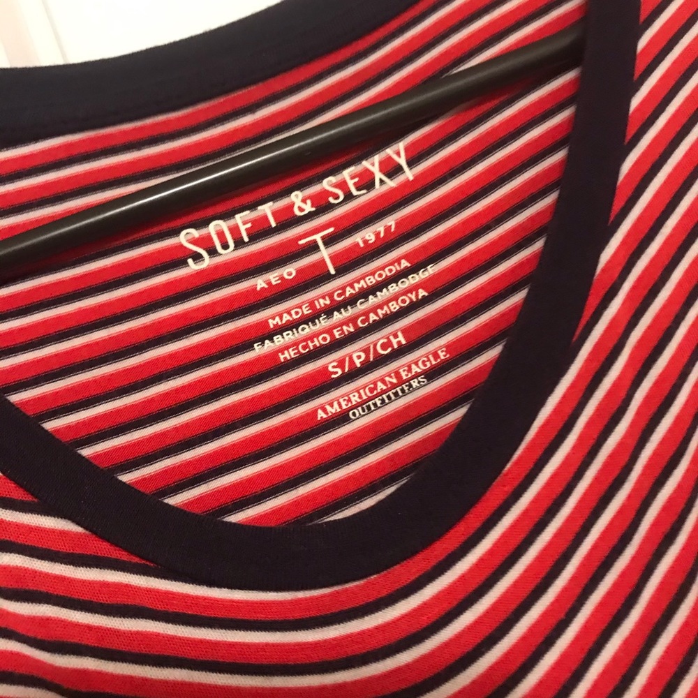 Striped crop top